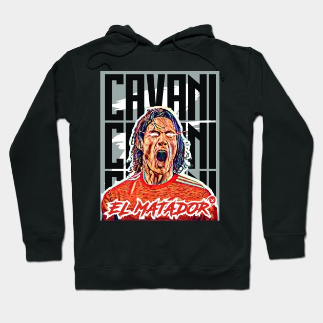 EDINSON CAVANI, EL MATADOR Hoodie by MUVE